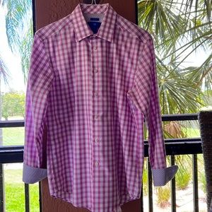 Mens long sleeve button down shirt size Medium